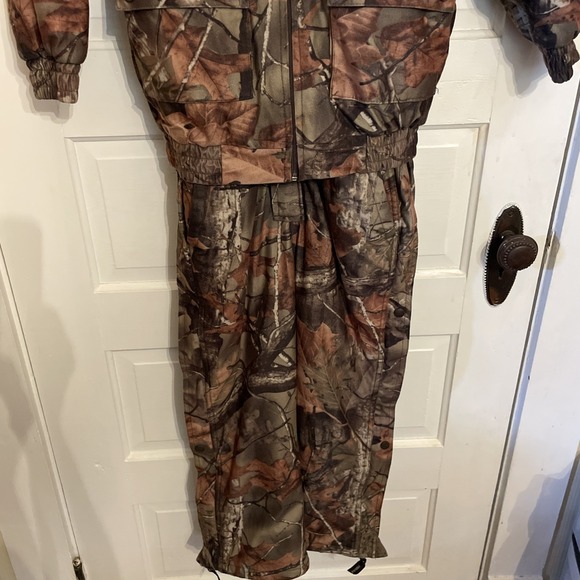 Trail Crest Soft Oak Camo Highland Timber 2 Piece Kid Quiet Hunting Gear Bibs - Picture 2 of 16